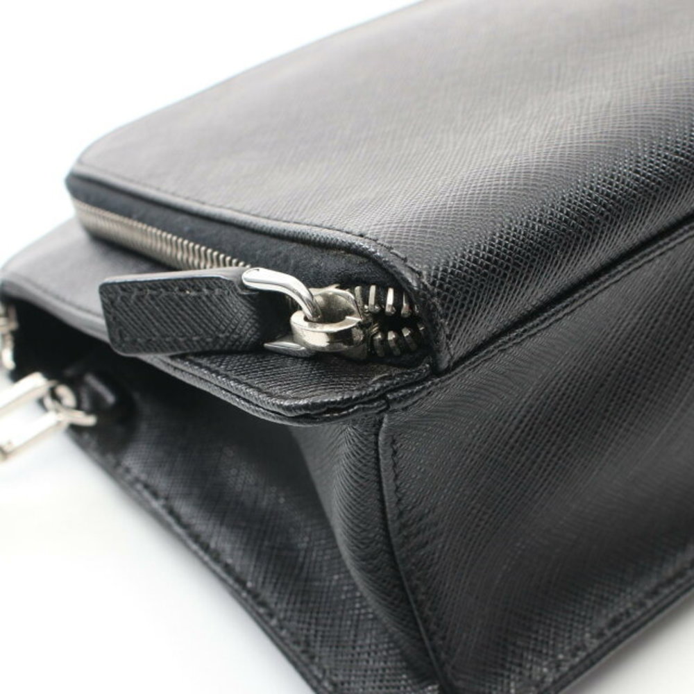 Prada Bag Black Saffiano Clutch Leather - Picture 7 of 7